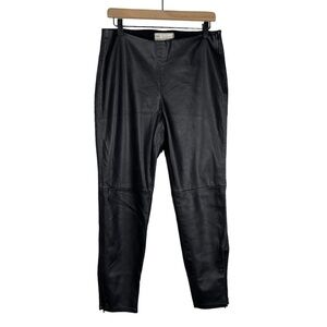 Free People Lana Vegan Leather Legging 12 Faux Leather Ankle Zipper Skinny Pants